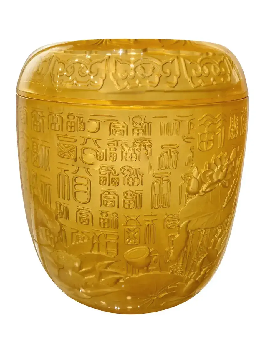 URN-0060 脫蠟琉璃 實品照片,角度 1